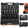 Smūginių galvučių rinkinys VEVOR 1/2"-19PC/DEEP LH-2119D, 19 dalių