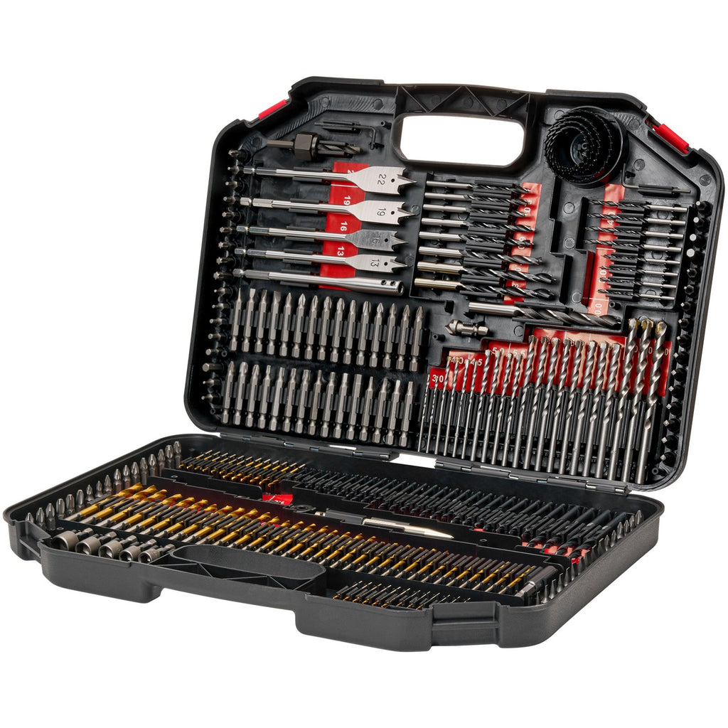 Grąžtų ir suktuvo antgalių rinkinys VEVOR 246PCS DRILL & BIT SET, 246 dalių