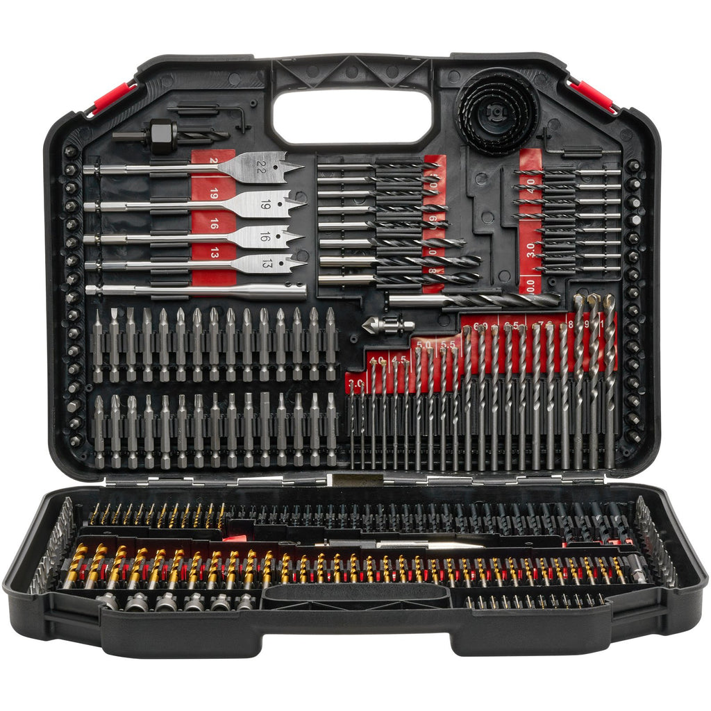 Grąžtų ir suktuvo antgalių rinkinys VEVOR 246PCS DRILL & BIT SET, 246 dalių
