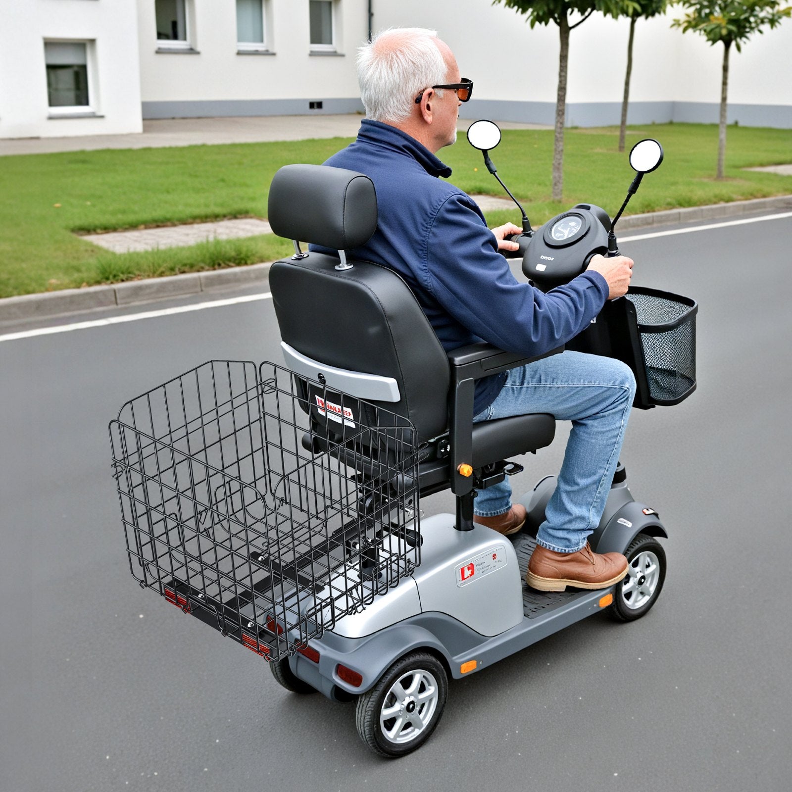 Galinis krepšys judėjimo motoroleriams VEVOR J950, 15 kg keliamoji galia