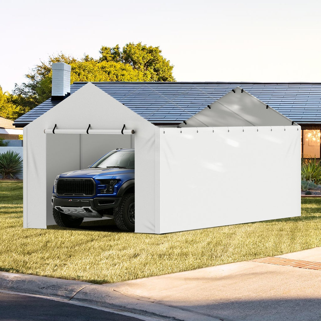 Pavėsinės šoninė sienelė VEVOR SXYQCPBBCP10X20, 3 x 6 m