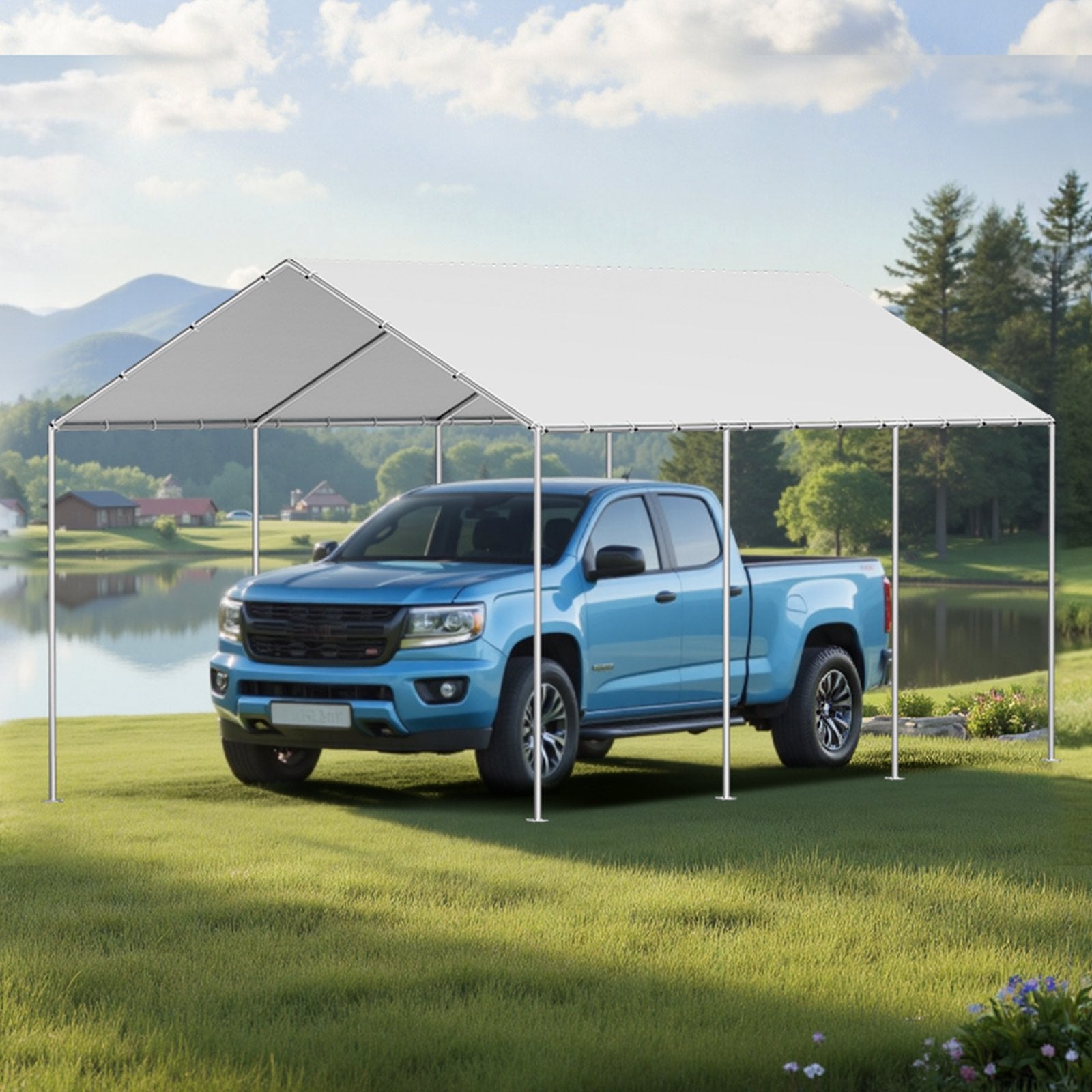 Pavėsinės tentas VEVOR SXYQCPBHW10X20, 3 x 6 m