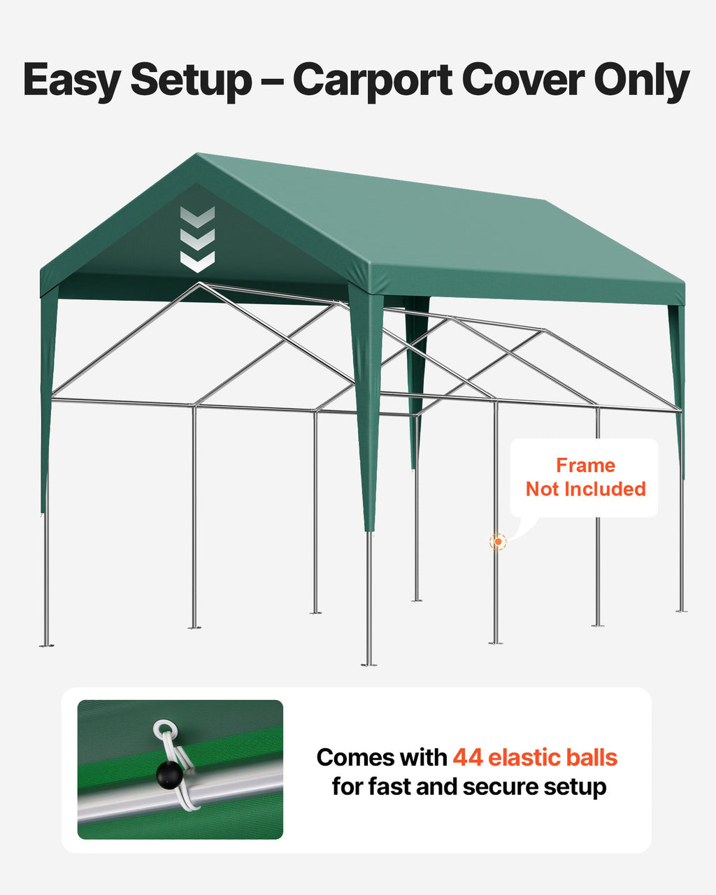 Pavėsinės tentas VEVOR SXYQCPBL10X20, 3 x 6 m