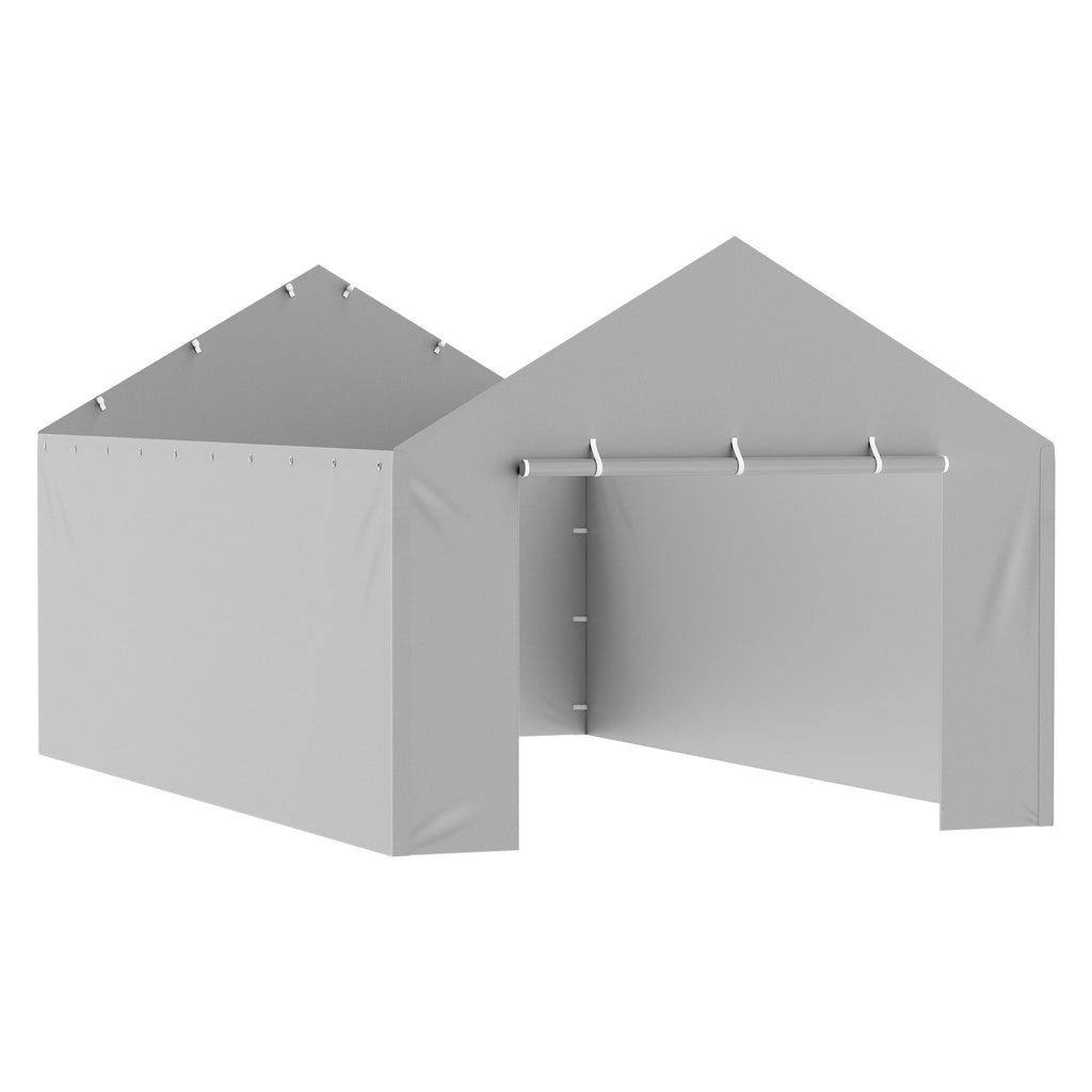 Pavėsinės šoninė sienelė VEVOR SXYQCPBHC12X20, 3,6 x 6,1 m