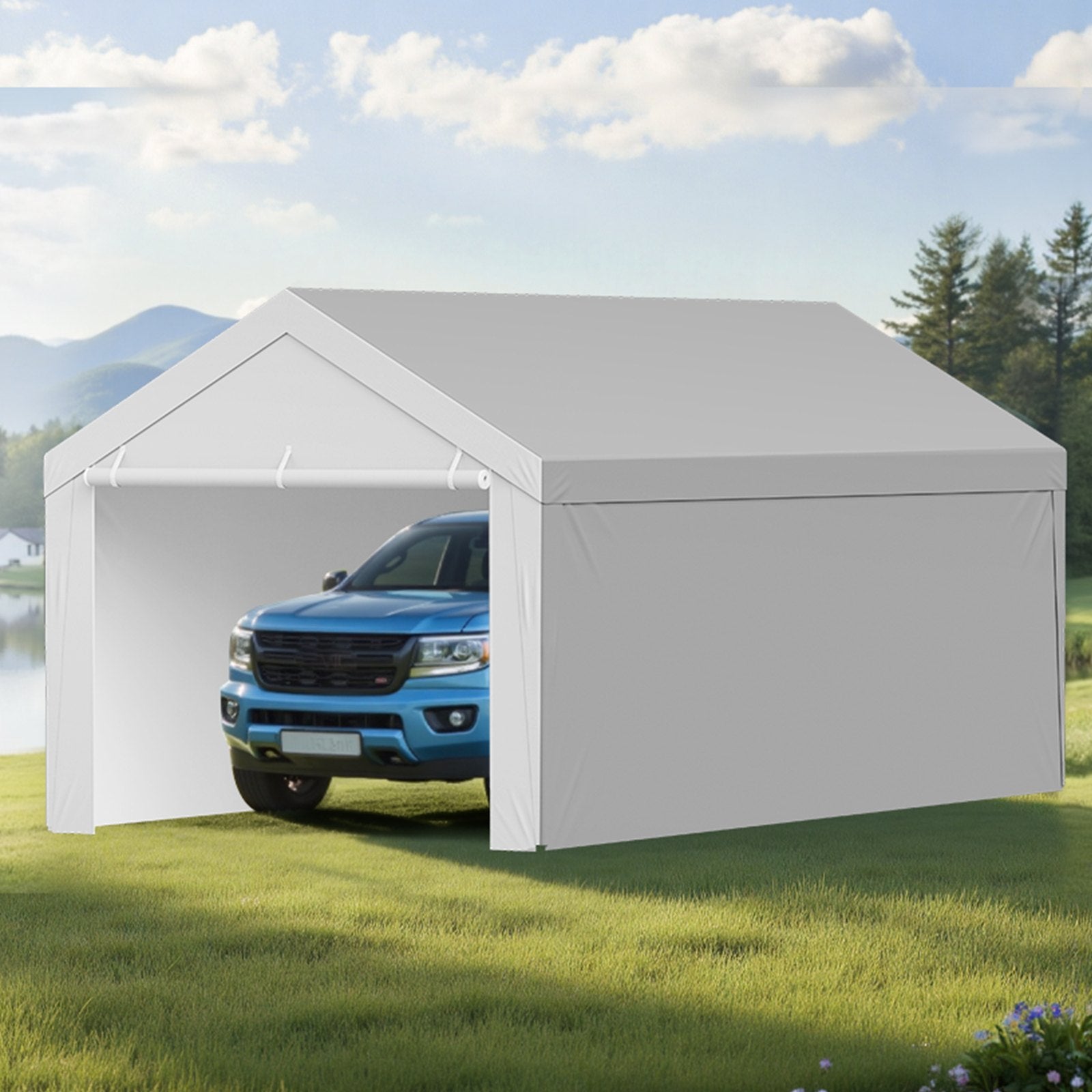 Pavėsinės tentas VEVOR SXYQCPBHDC12X20, 3,6 x 6 m