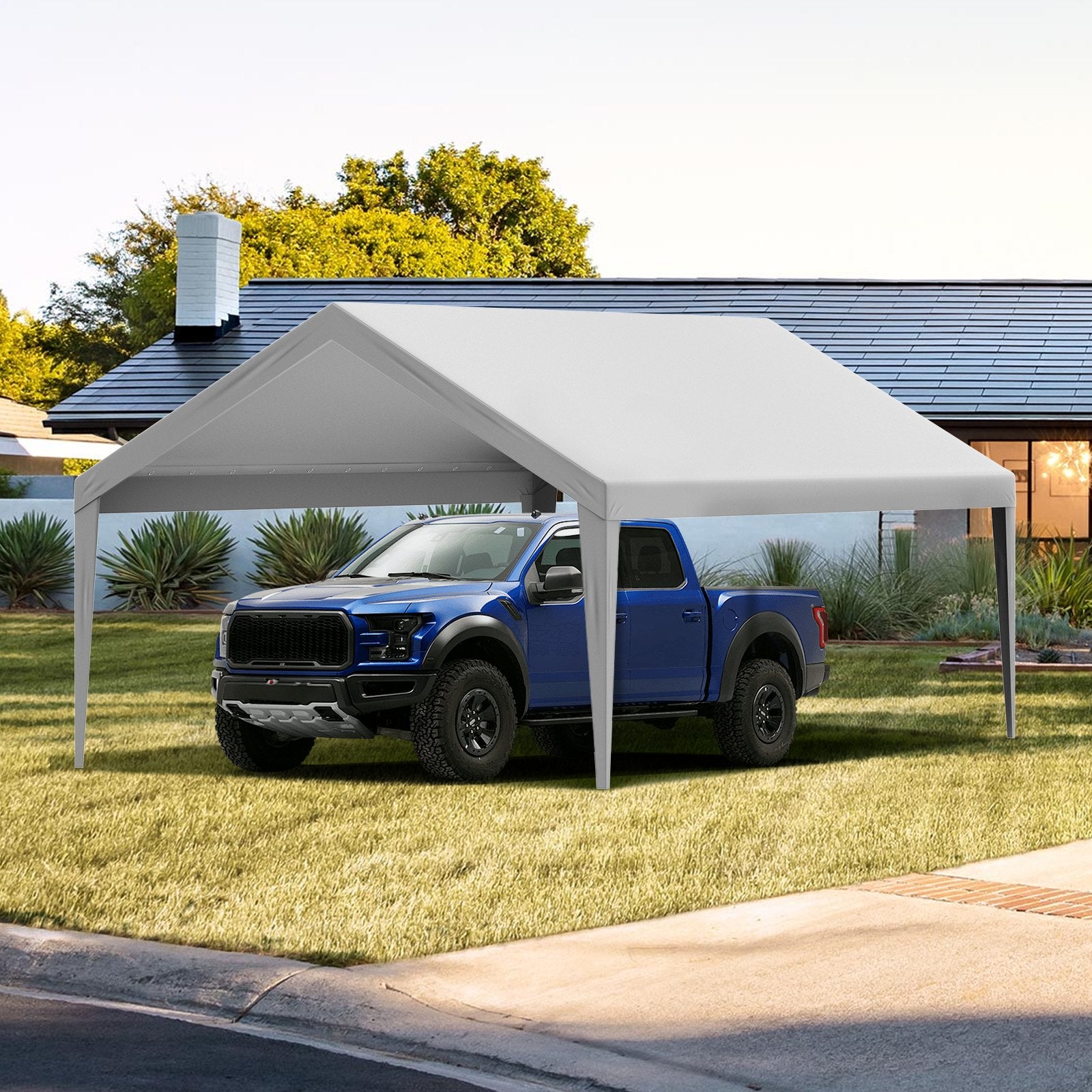 Automobilio stoginės tentas VEVOR SXYQCPBH13X20, 4 x 6 m
