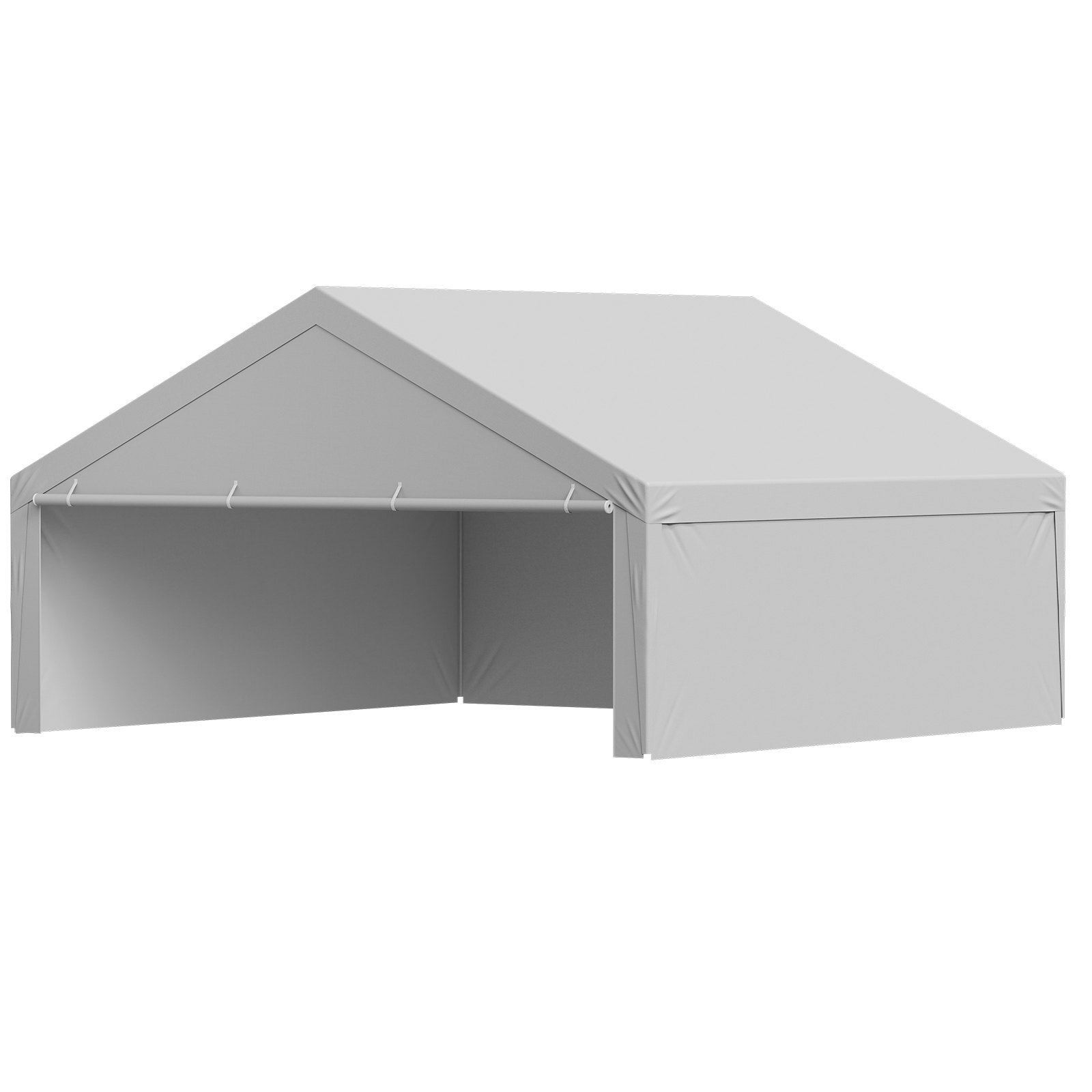Pavėsinės-garažo tentas VEVOR SXYQCPBHDC20X20, 6 x 6 m