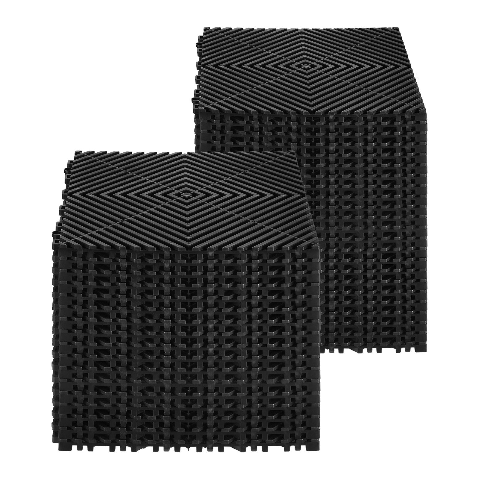 Sujungiamas drenažinis kilimėlis VEVOR GS-30*30*1.5-B, 40 vnt. komplektas