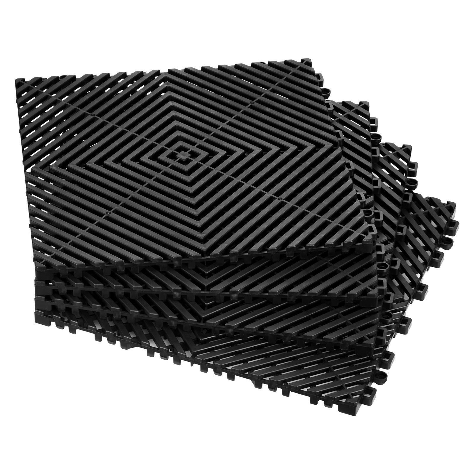 Modulinė drenažo danga VEVOR GS30*30*1.5-B, 12 vnt. rinkinys