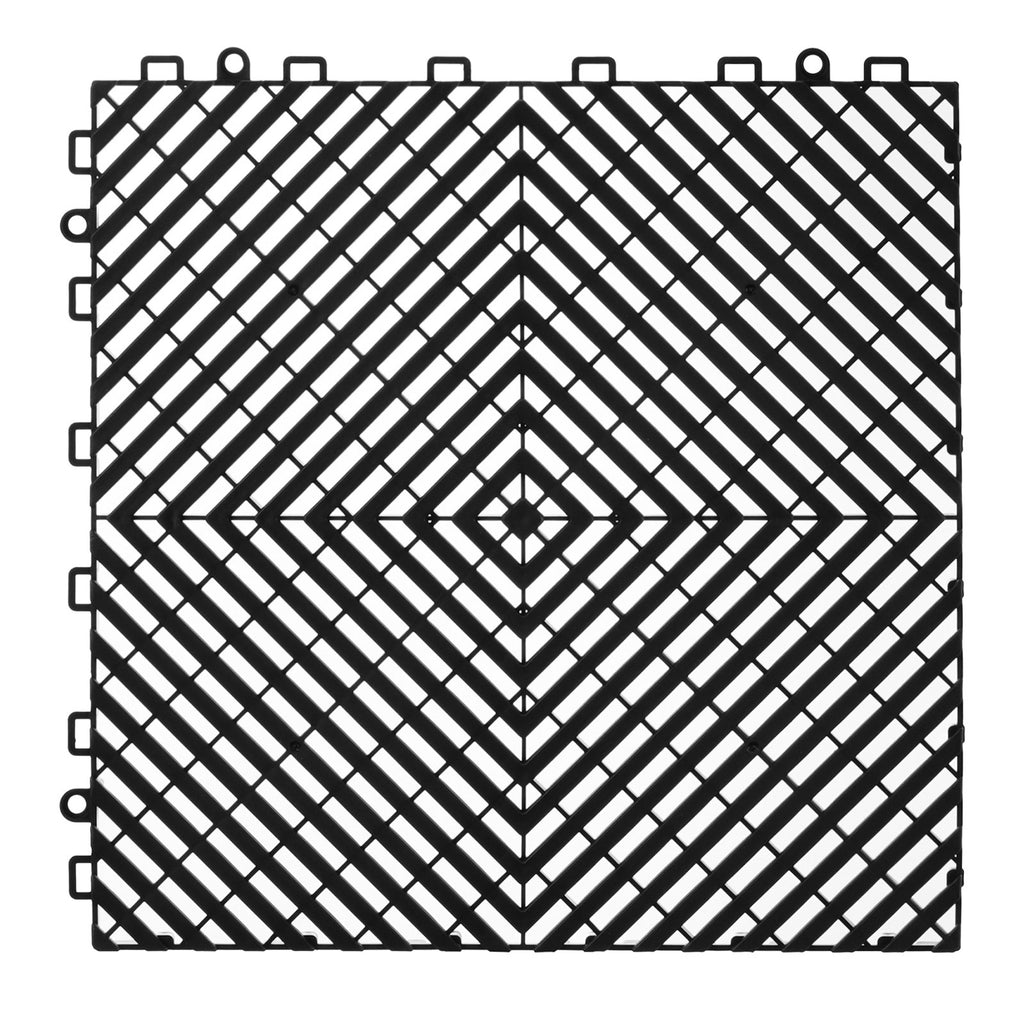 Modulinė drenažo danga VEVOR GS30*30*1.5-B, 12 vnt. rinkinys