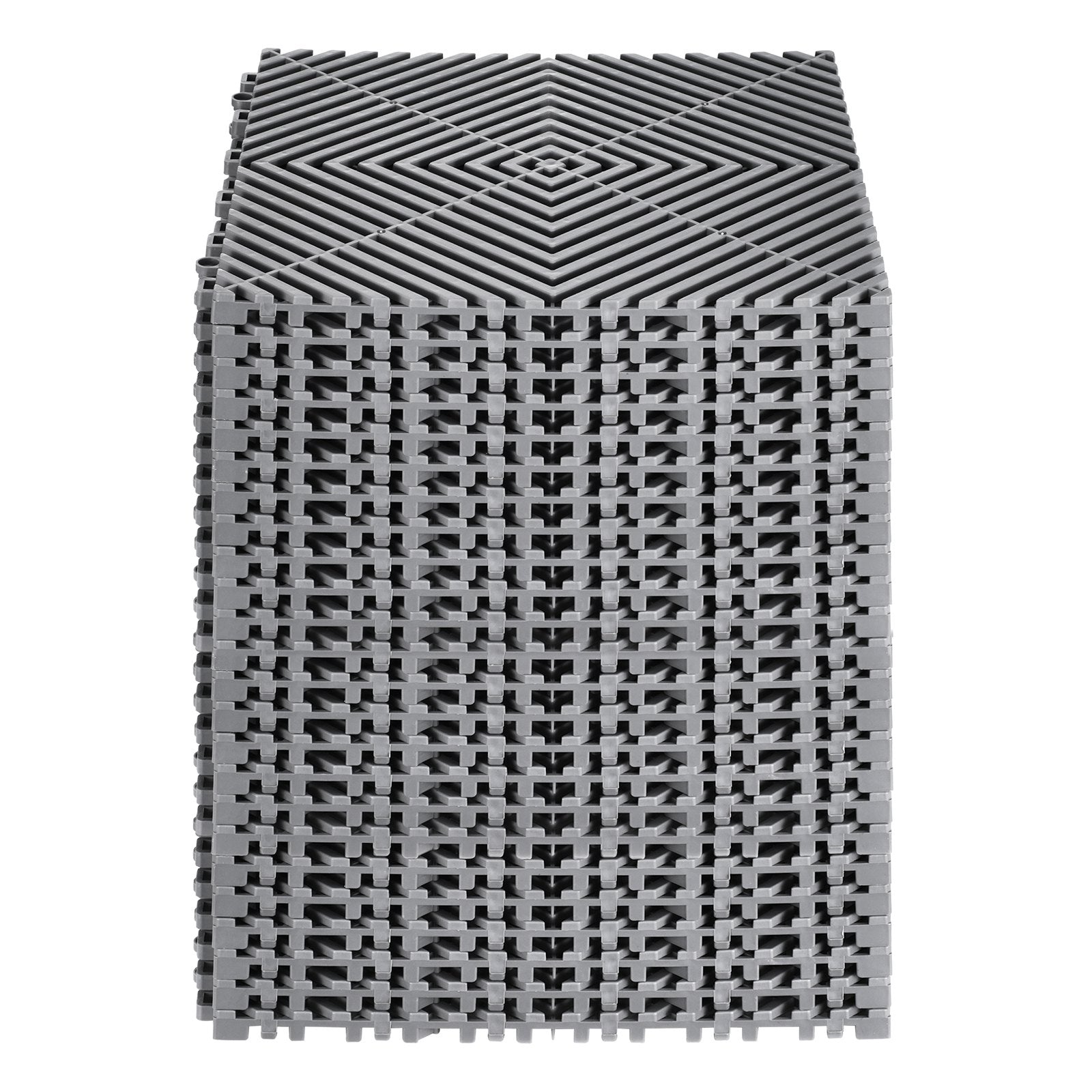 Grindų drenažo plytelės VEVOR GS-30*30*1.5-G, 24 vnt. komplektas