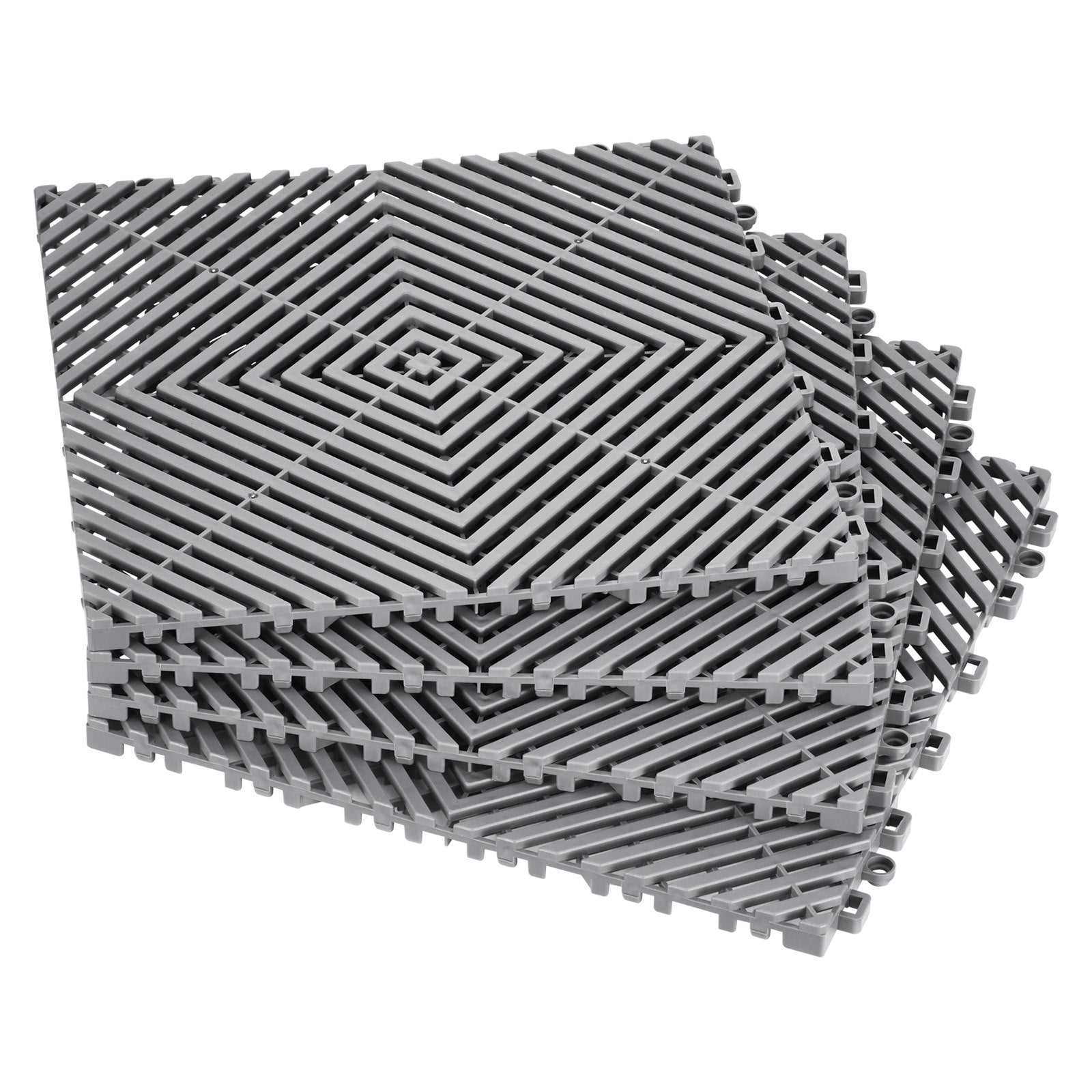 Sujungiami drenažiniai kilimėliai VEVOR GS-30*30*1.5-G, 50 vnt. komplektas