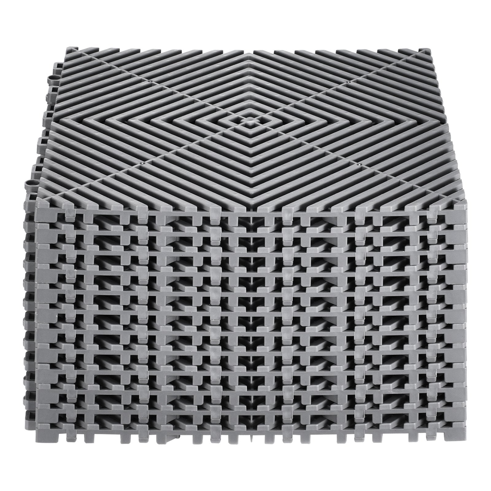 Sujungiamas drenažinis kilimėlis VEVOR GS-30*30*1.5-G, 12 vnt. rinkinys