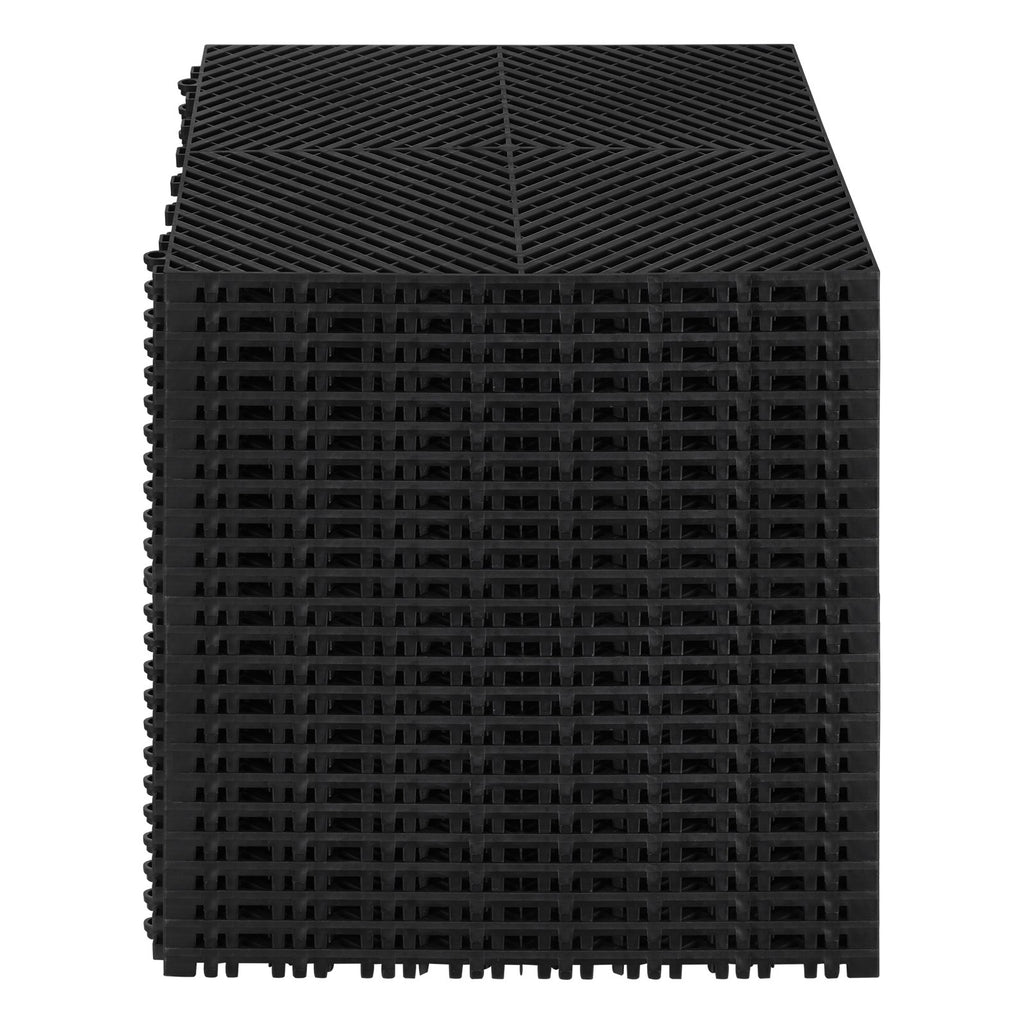Sujungiami drenažiniai kilimėliai VEVOR GS-40*40*1.8-B, 24 vnt. komplektas