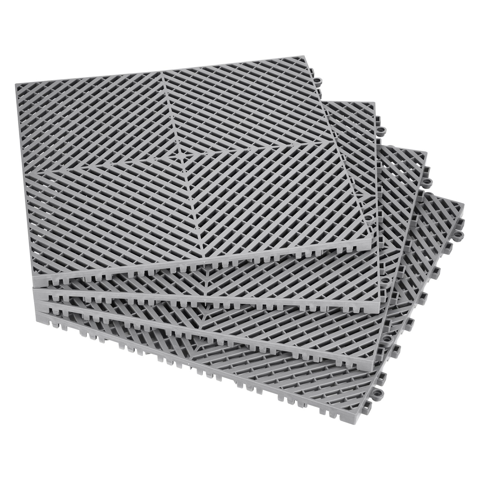 Jungiamosios drenažinės plytelės VEVOR GS-40*40*1.8-G, 24 vnt.