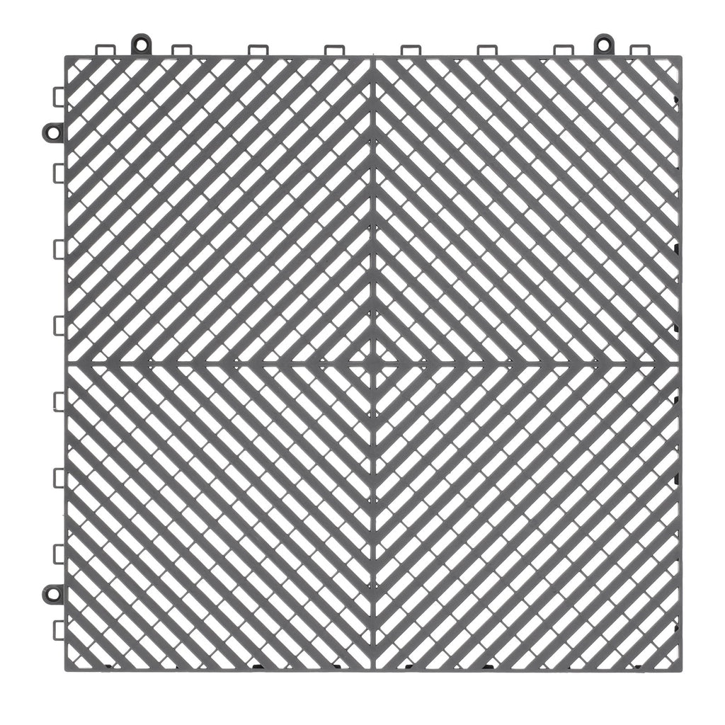 Jungiamosios drenažinės plytelės VEVOR GS-40*40*1.8-G, 24 vnt.