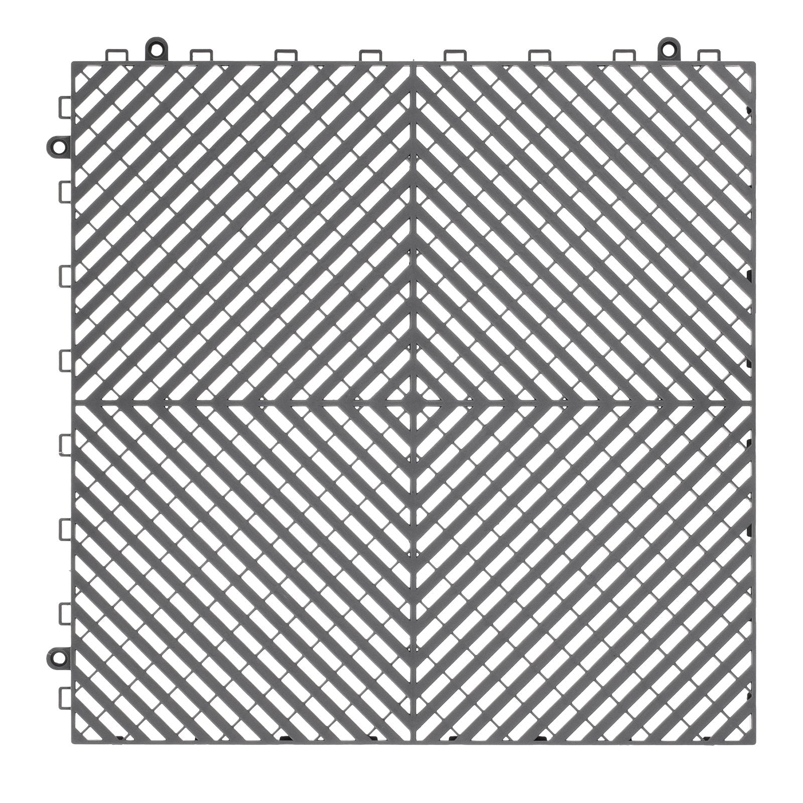 Jungiamosios drenažinės plytelės VEVOR GS-40*40*1.8-G, 24 vnt.