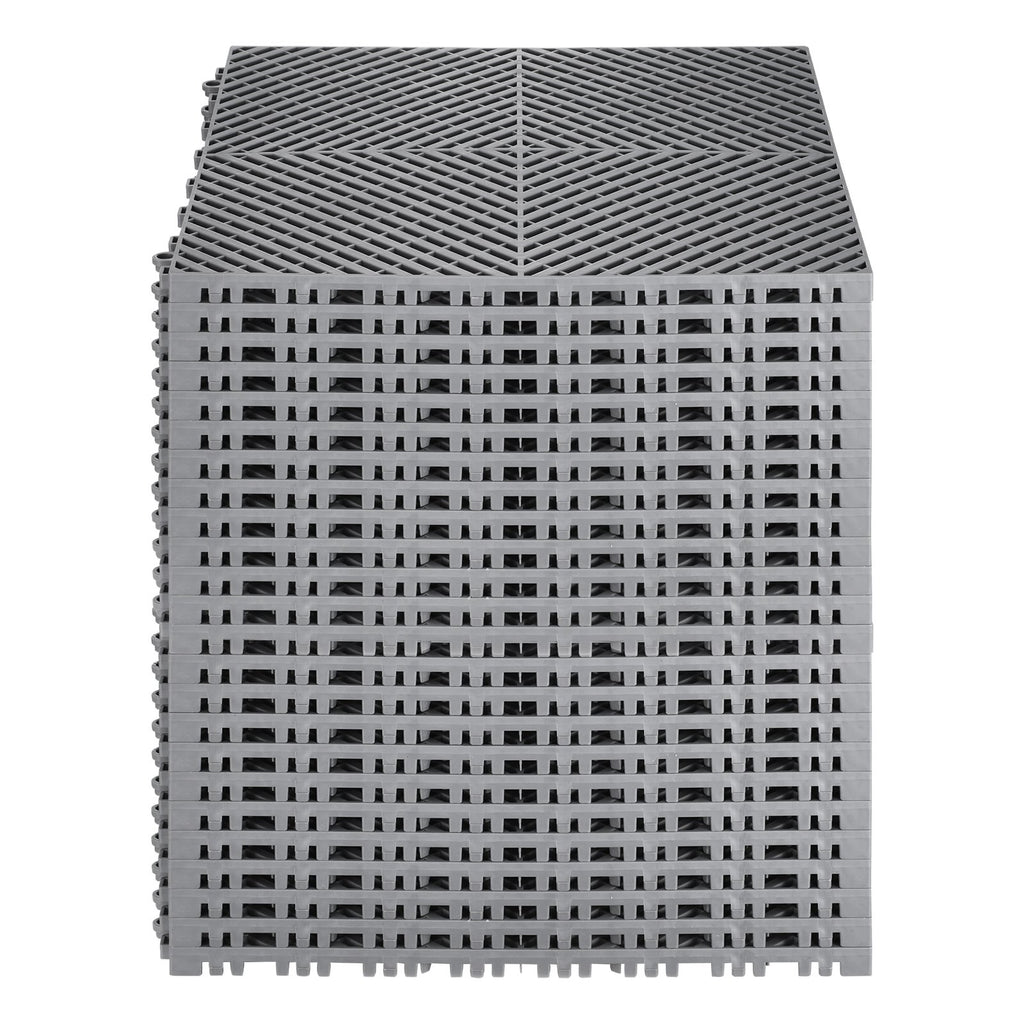 Jungiamosios drenažinės plytelės VEVOR GS-40*40*1.8-G, 24 vnt.