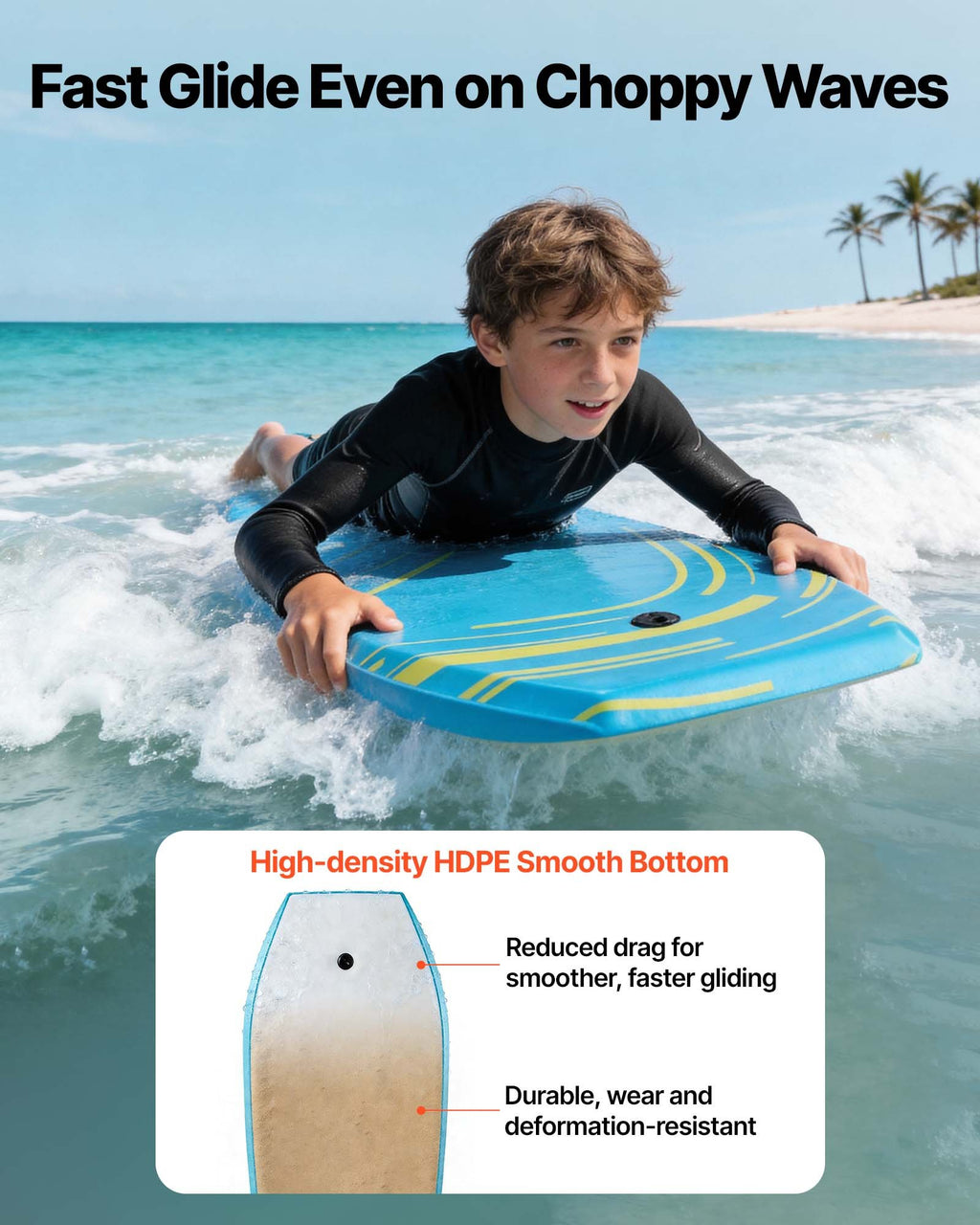 Plaukimo lenta (Bodyboard) VEVOR YY-42in, 1055 mm