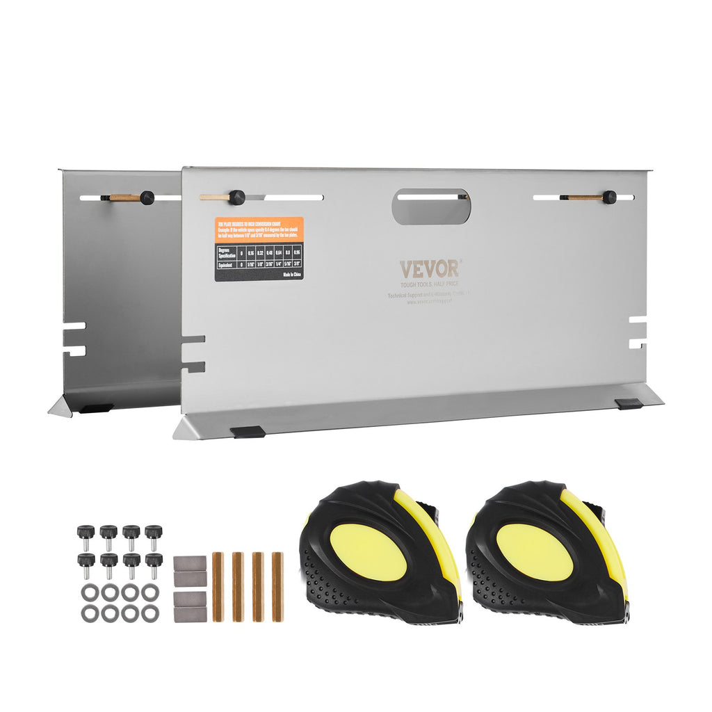 Ratų suvedimo įrankis VEVOR WBS-010, nerūdijančio plieno plokštės.