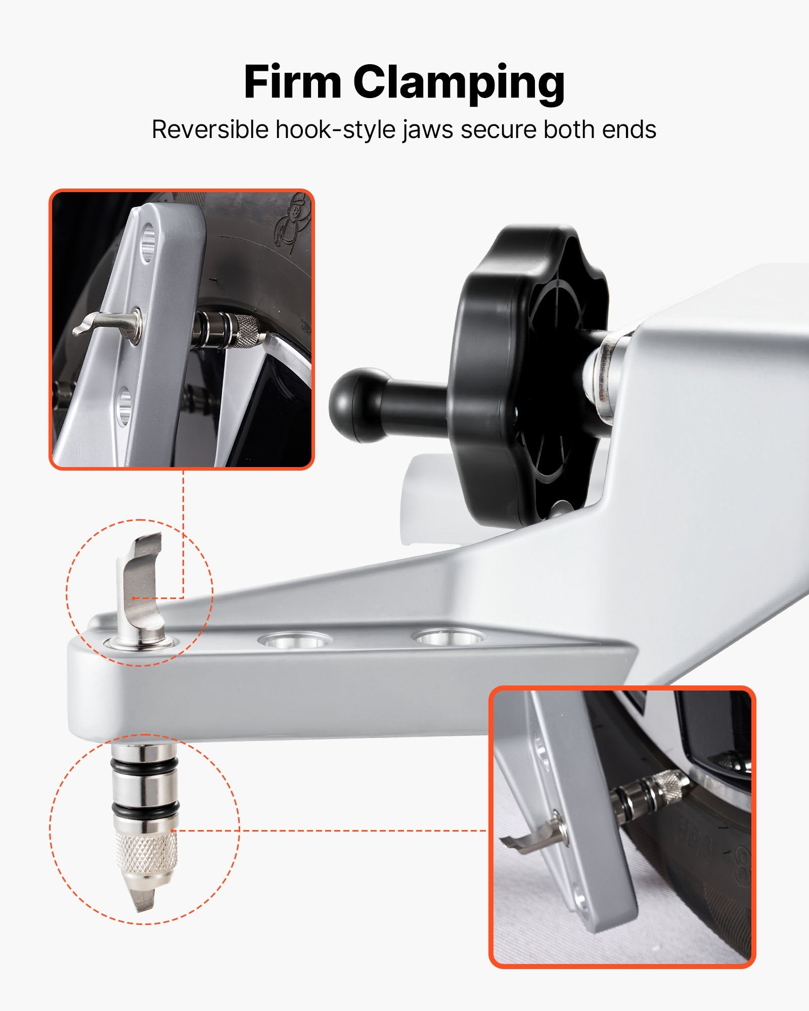 Ratų suvedimo gnybtas ir magnetinis adapteris VEVOR WL/11-25-16, 279–635 mm ratlankiams