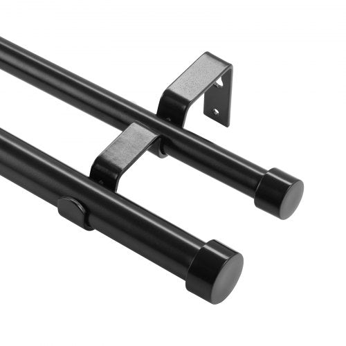 Dvigubas užuolaidų karnizas VEVOR TW-R36/72, 92–183 cm