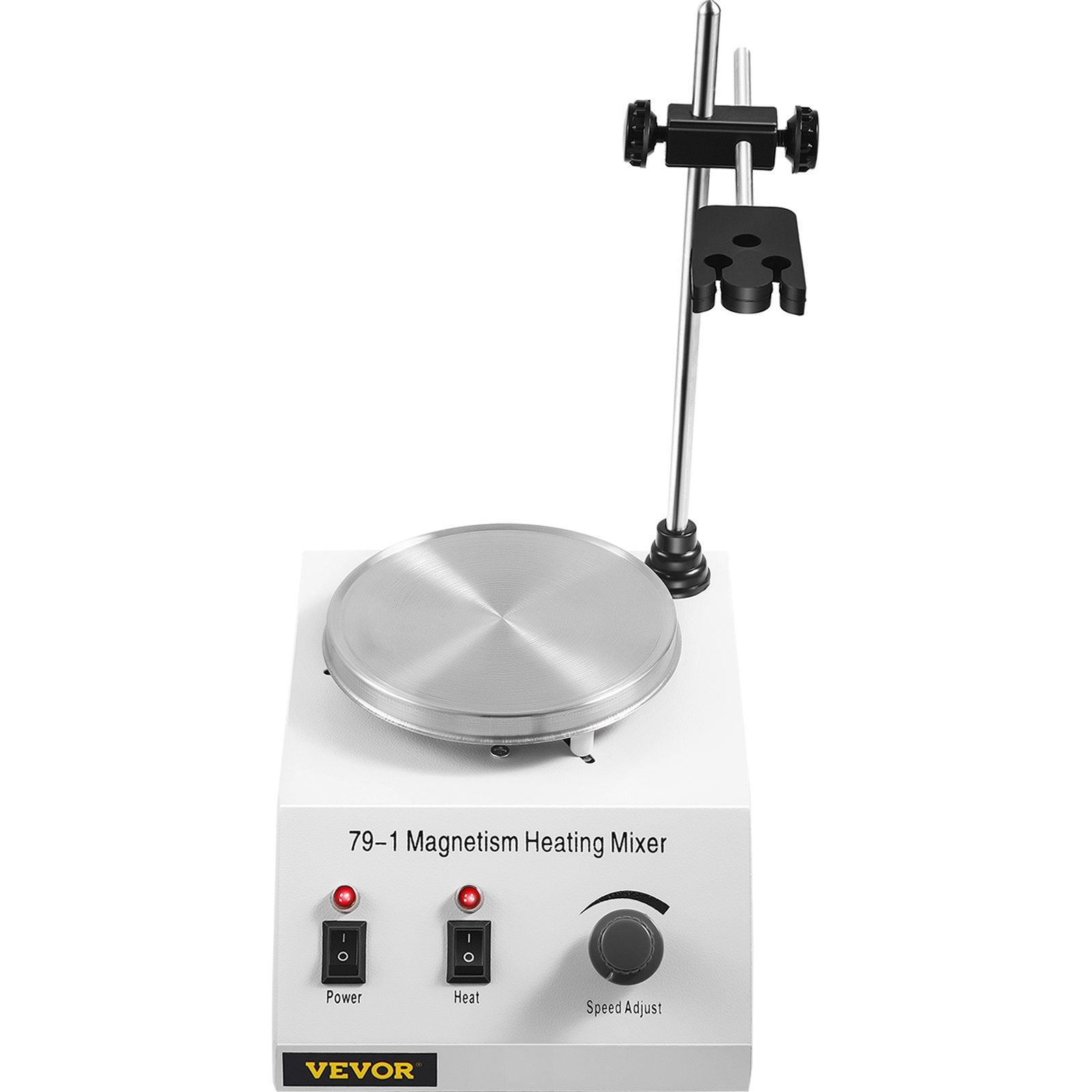 Laboratorinė magnetinė maišyklė su kaitinimu VEVOR 1L, 1600 sūk./min.