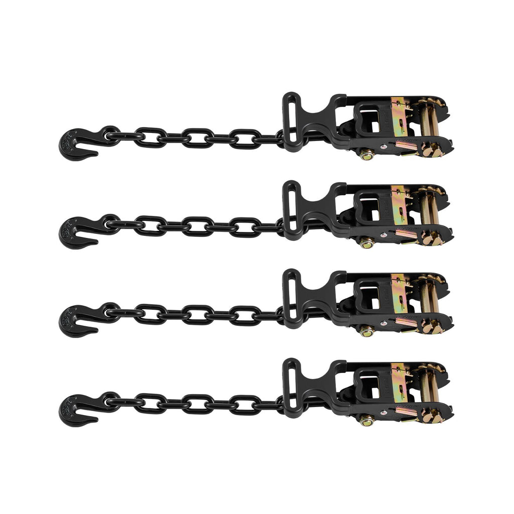 Ratchetinių diržų komplektas ratų tvirtinimui VEVOR XM0510, 4540 kg trūkimo jėga