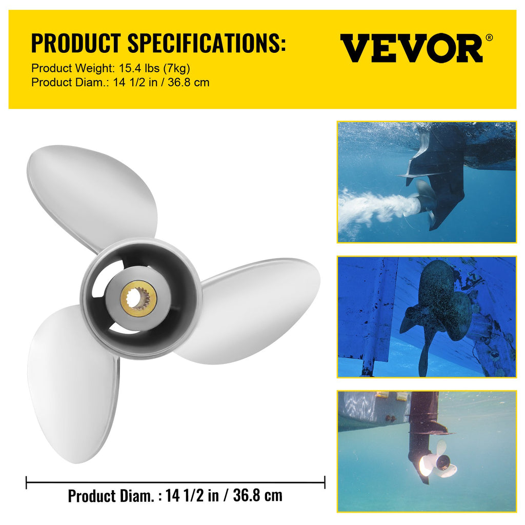 Pakabinamo variklio sraigtas VEVOR OEM 3860709, 14.5" x 21"