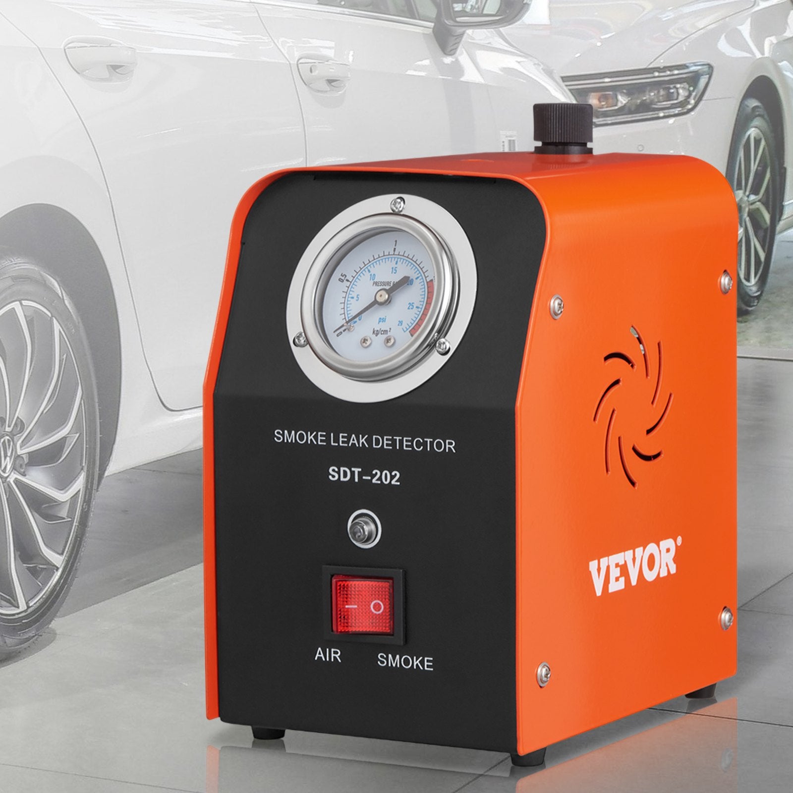 Dūmų generatorius sandarumo patikrai VEVOR, 15 PSI