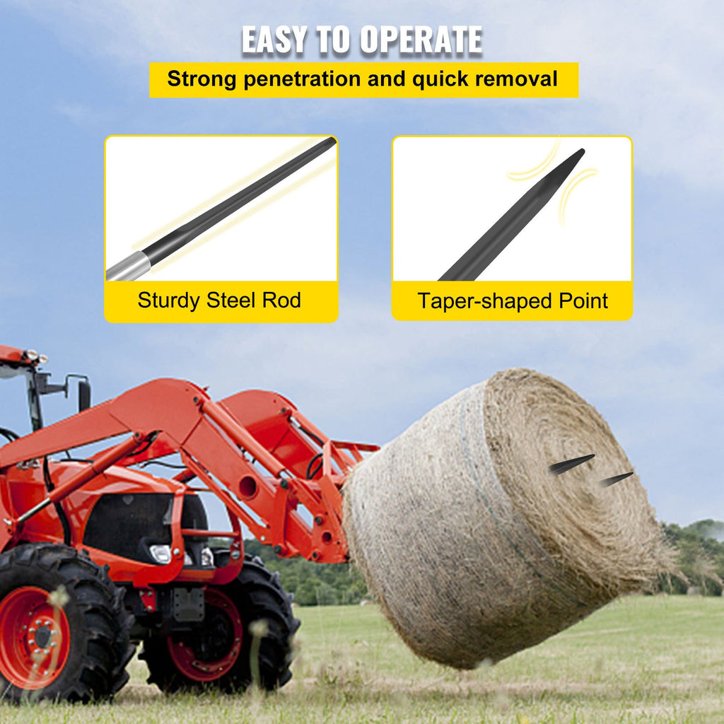 Šieno iešmas VEVOR 39", 1633 kg keliamoji galia