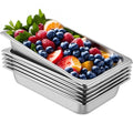 Gastronominiai indai VEVOR GN 1/1, 6 vnt., 13 l talpa