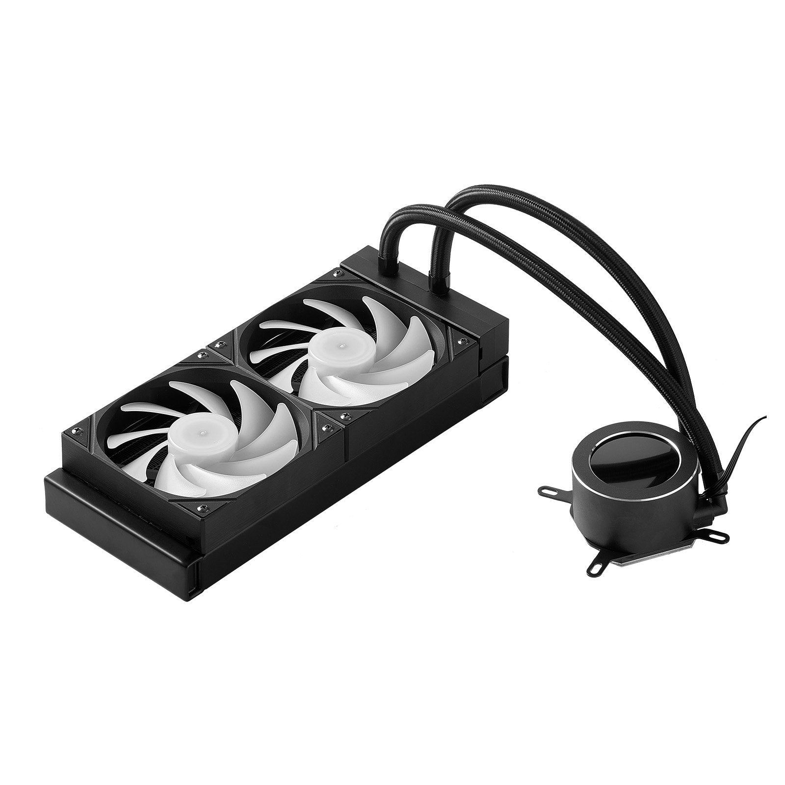 Procesoriaus skysčio aušintuvas VEVOR YC-01-SS-001, 2,1 colio LCD ekranas
