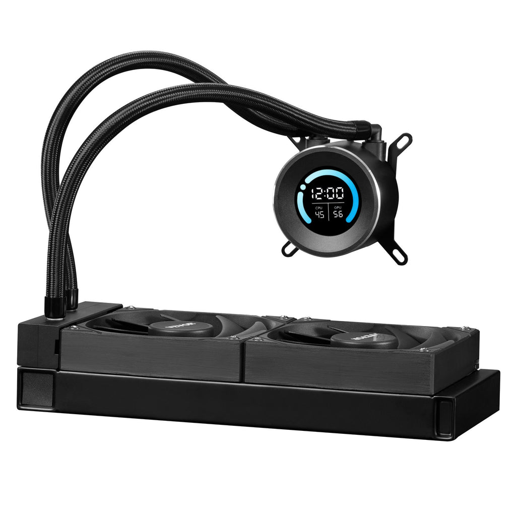 Procesoriaus skysčio aušinimo sistema VEVOR YC-01-SS-002, 1.8" ekranas