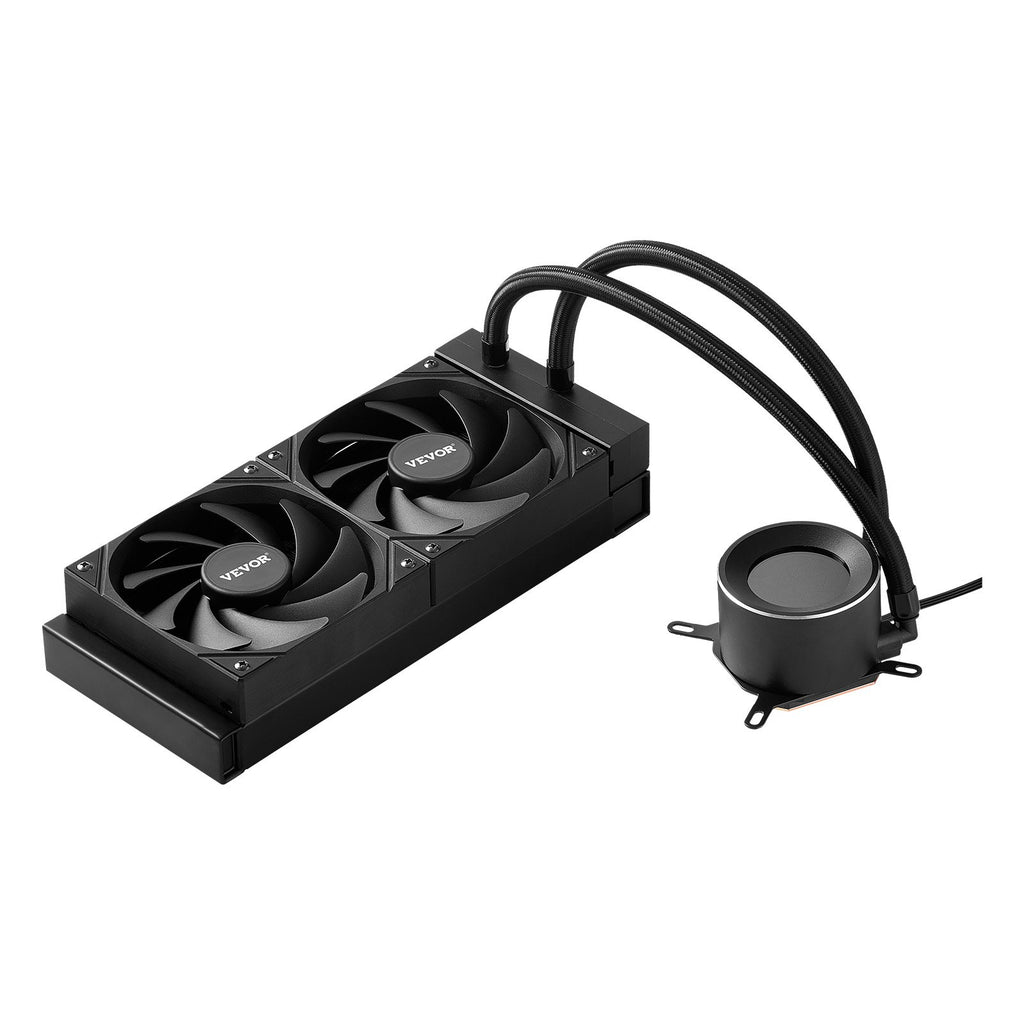 Procesoriaus skysčio aušinimo sistema VEVOR YC-01-SS-002, 1.8" ekranas