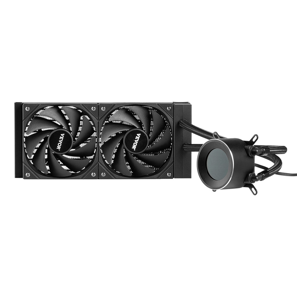 Procesoriaus skysčio aušinimo sistema VEVOR YC-01-SS-002, 1.8" ekranas