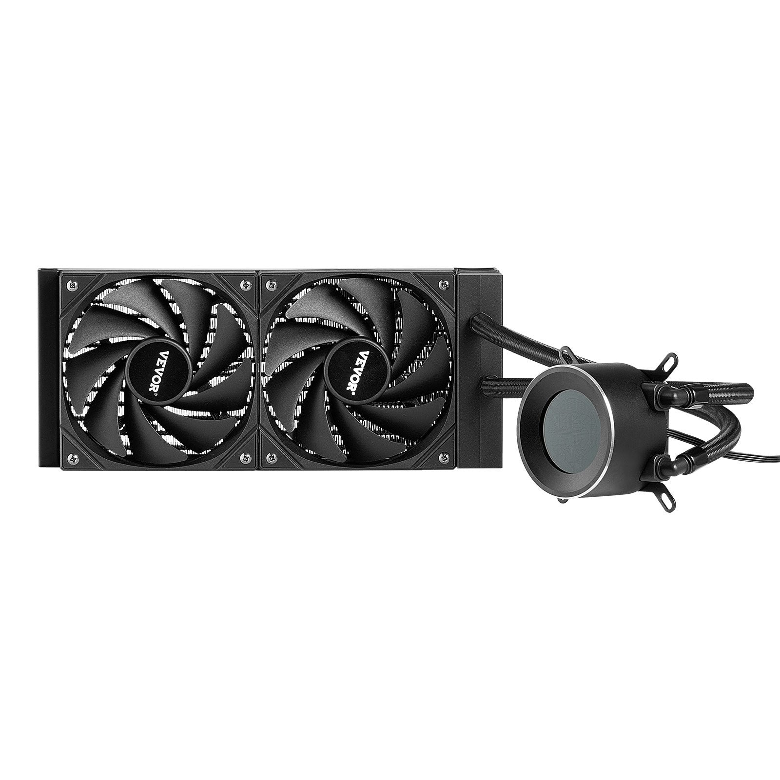 Procesoriaus skysčio aušinimo sistema VEVOR YC-01-SS-002, 1.8" ekranas