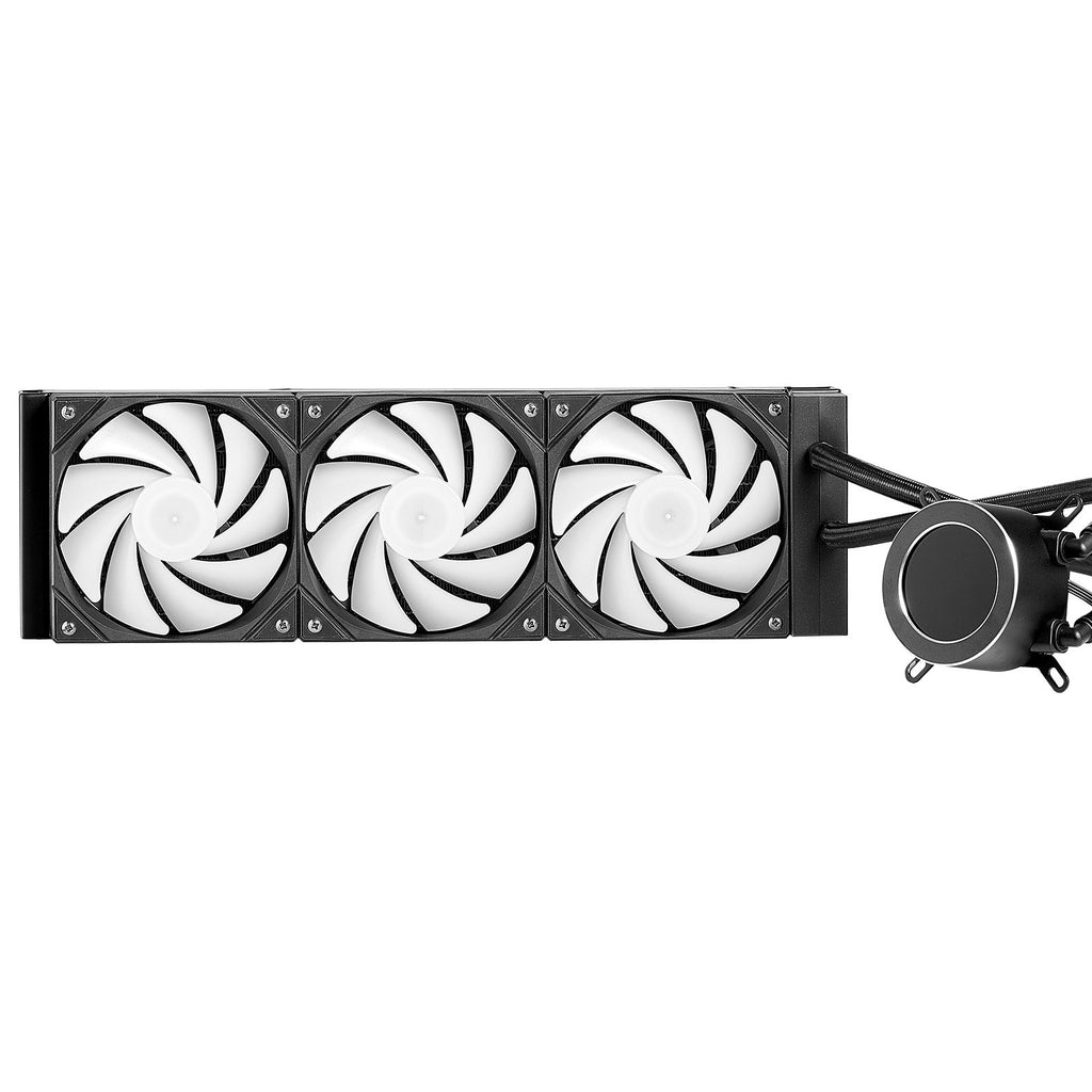 Procesoriaus aušintuvas skysčiu VEVOR YC-01-SS-003, 360 mm su LCD ekranu