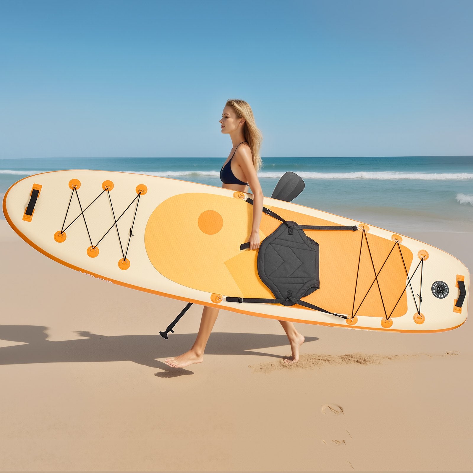 Pripučiama irklentė (SUP) VEVOR SUP-320S, su kėdute