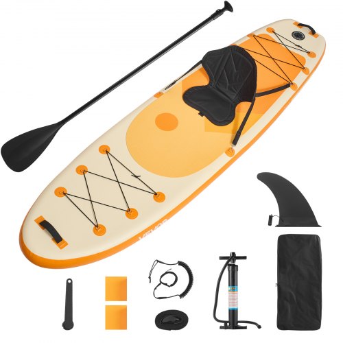 Pripučiama irklentė VEVOR SUP-305S, 305 cm ilgio su kėdute
