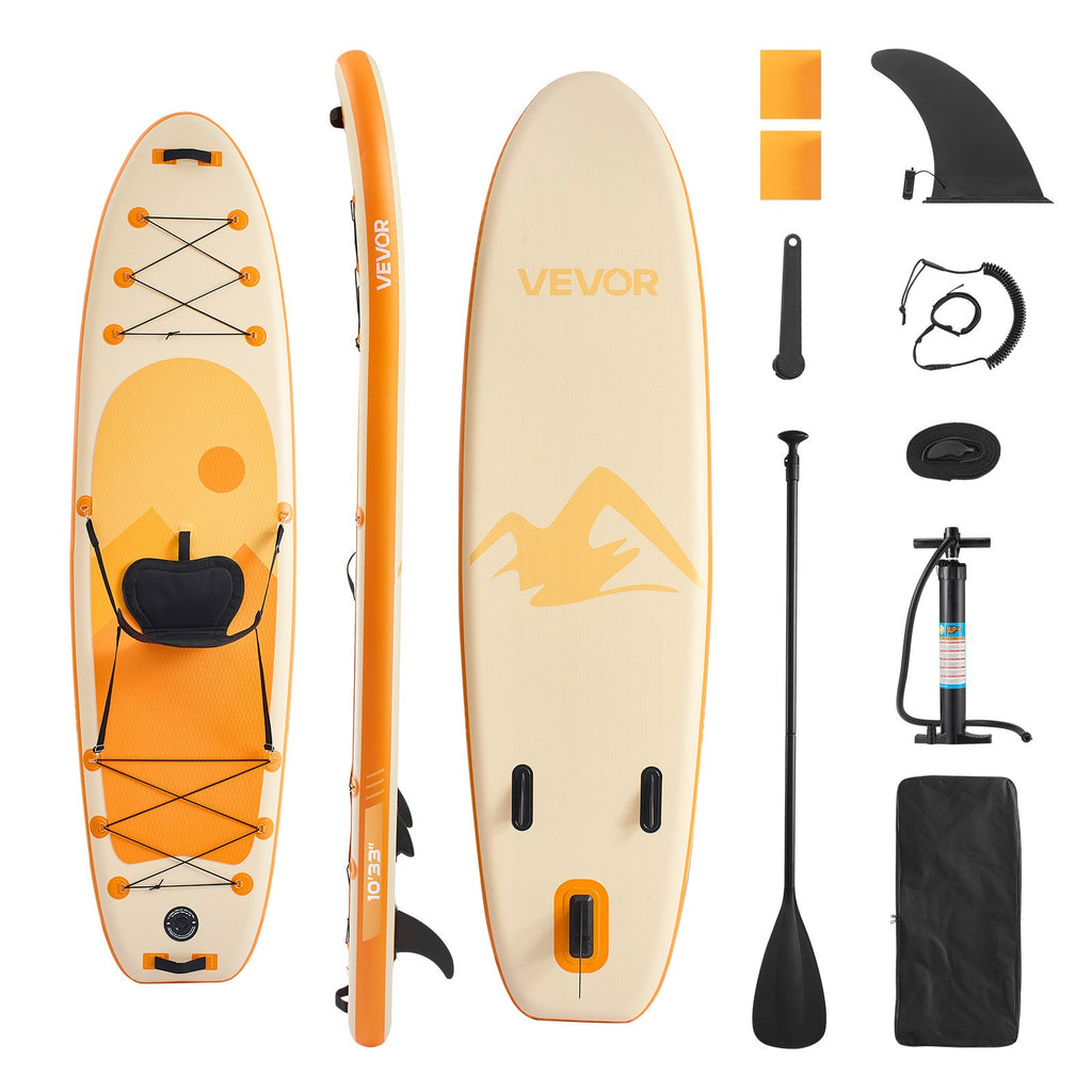 Pripučiama irklentė VEVOR SUP-305S, 305 cm ilgio su kėdute
