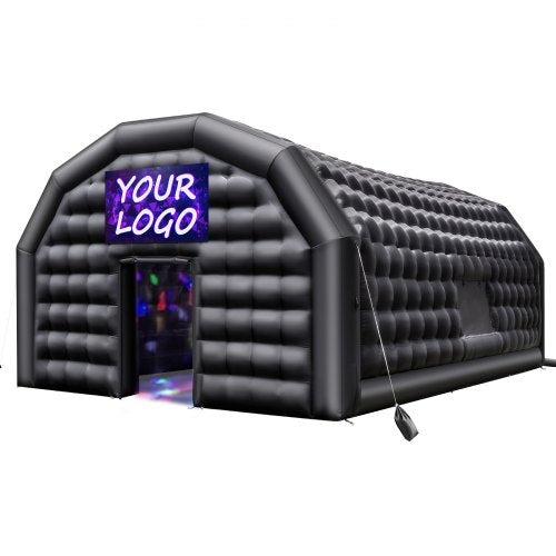 Pripučiama palapinė-naktinis klubas VEVOR S-CQJLB-9x6-B, 9 x 6 x 4 m