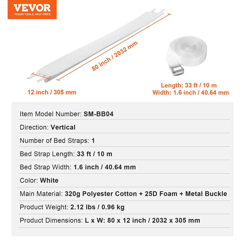 Lovos jungiamasis tiltelis VEVOR SM-BB04, 203 x 30,5 cm