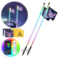 LED antenos žibintai VEVOR WM-3190RGB-XC-CR-2, 0,91 m
