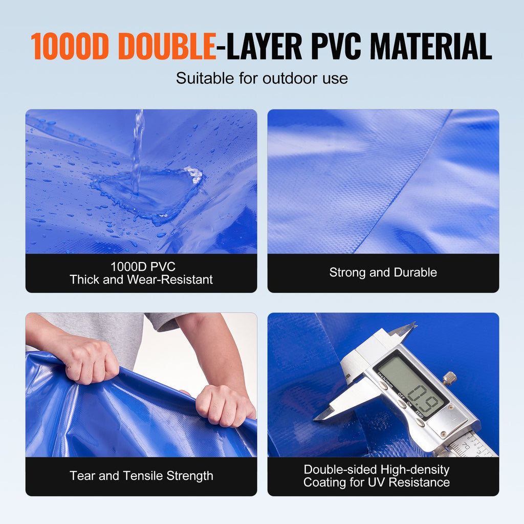 Nešiojama vandens talpa VEVOR BY-L1000L, 1000 l