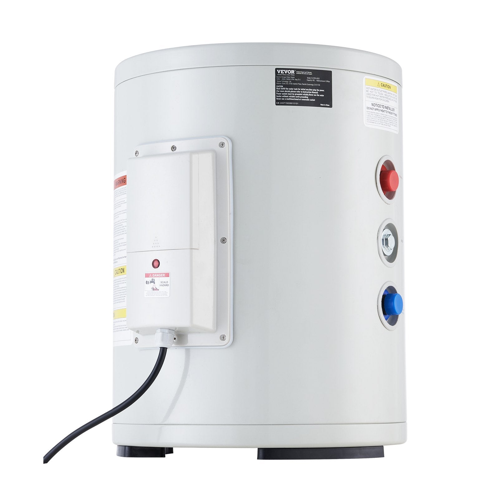Elektrinis vandens šildytuvas VEVOR FJI-POR-40S2, 40 l