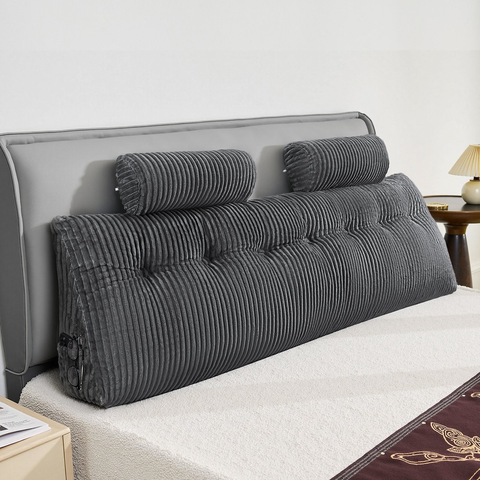 Lovos galvūgalio pagalvė VEVOR SSYDZ-08, King Size (192 cm)