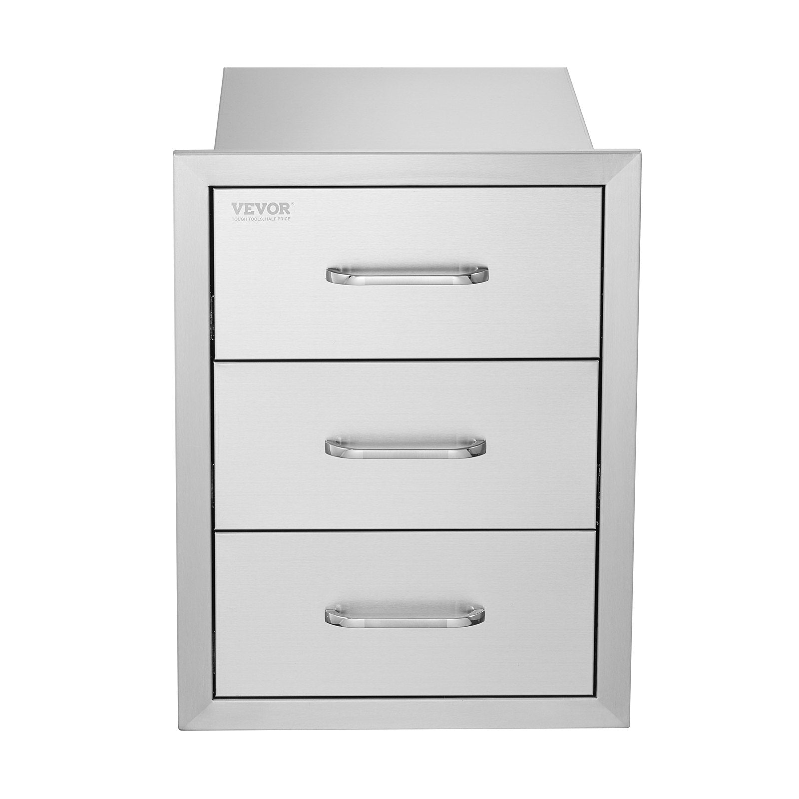 Lauko virtuvės stalčiai VEVOR KM-CTG-2302-SKU5, 3 stalčių
