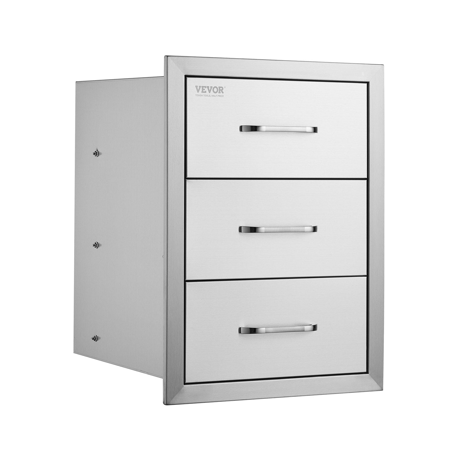 Lauko virtuvės stalčiai VEVOR KM-CTG-2302-SKU5, 3 stalčių
