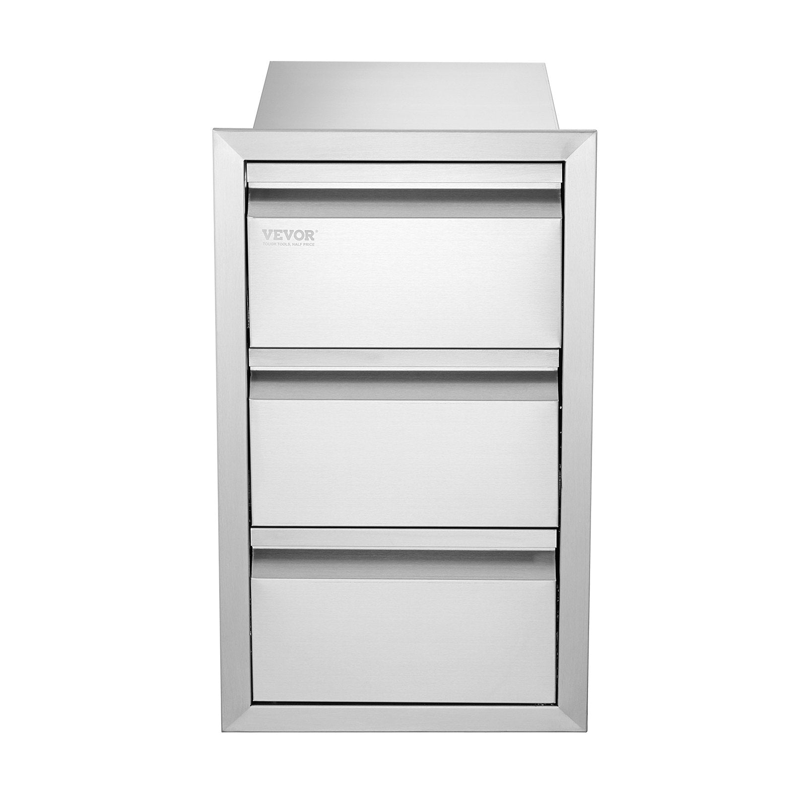 Lauko virtuvės stalčių blokas VEVOR KM-CTG-2302-SKU6, 3 stalčių